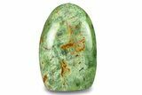 Free-Standing, Polished Green Chrysoprase - Madagascar #293427-1